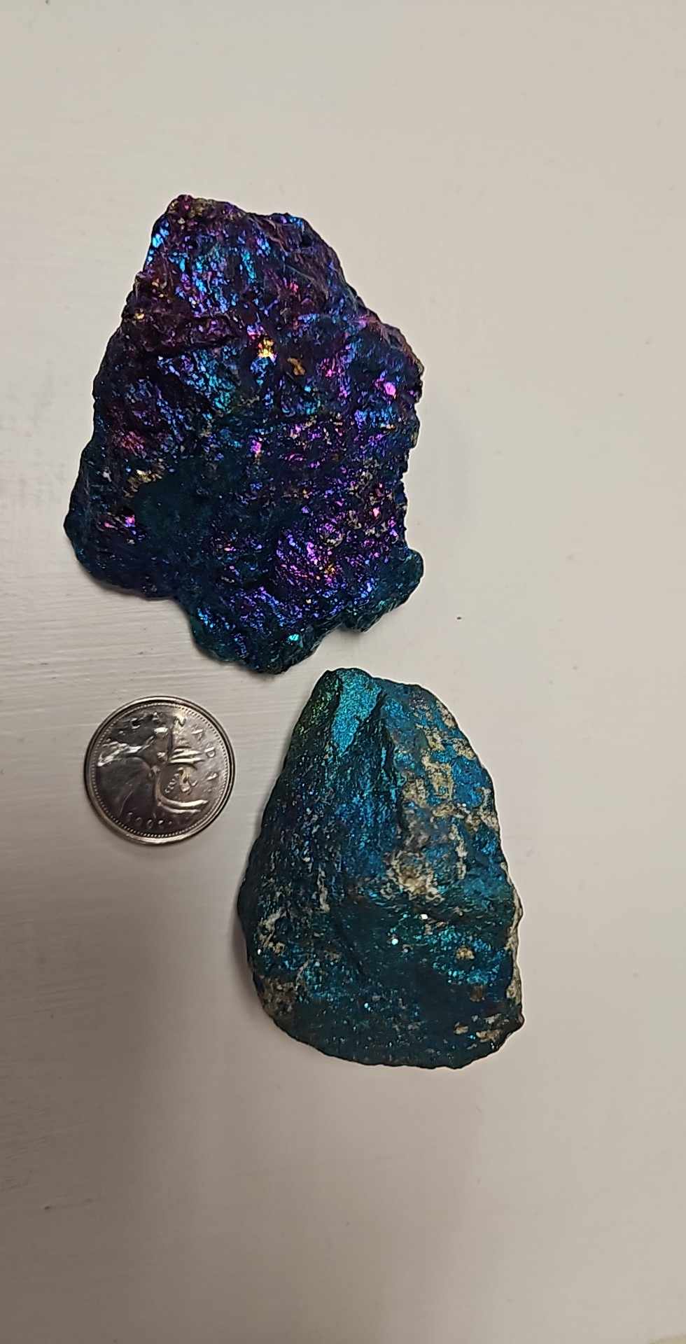 Blue Peacock Ore (Chalcopyrite), Large