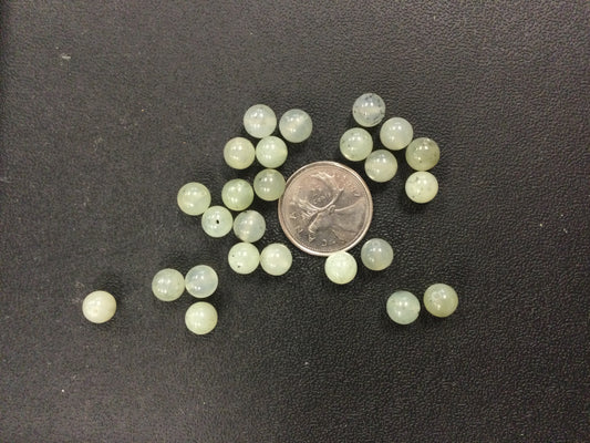 8mm Prehnite Beads