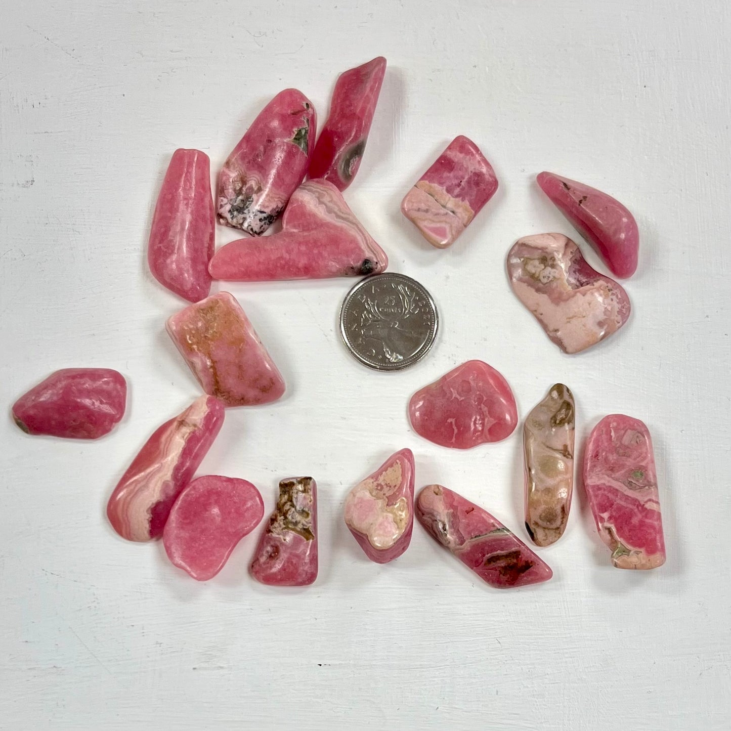 Semi-Tumbled Rhodochrosite