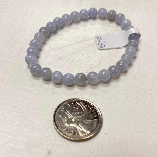 High-Grade Blue Lace Agate Bracelet