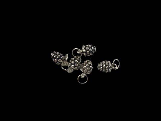 Silver Acorn Jewelry Charm