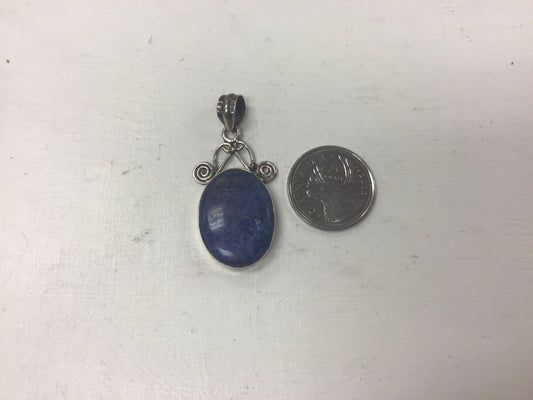 Dumorterite Pendant Oval