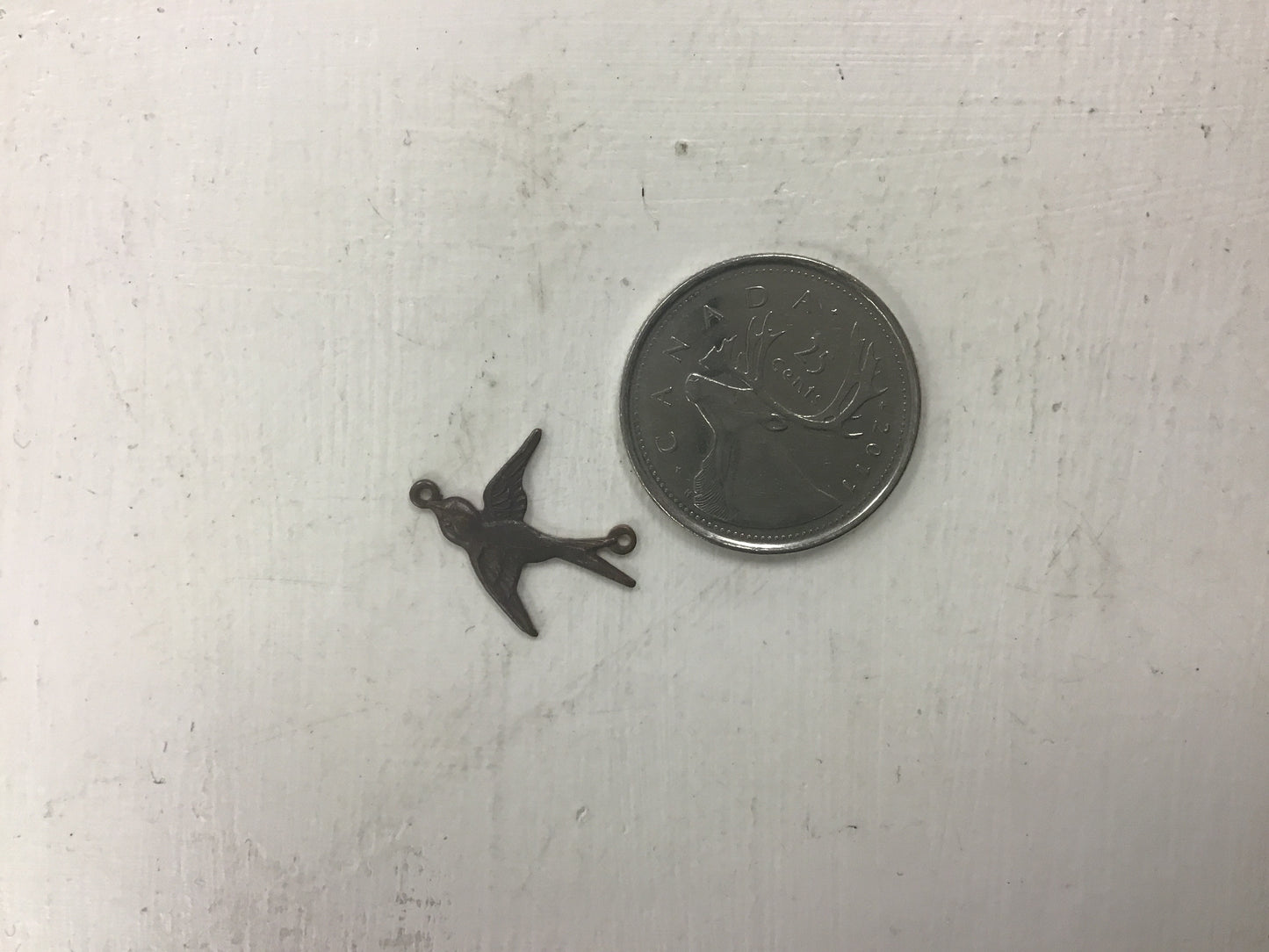 Natural Brass Bird Connector