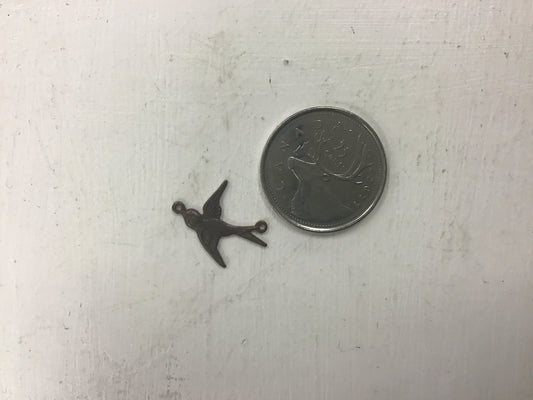 Natural Brass Bird Connector