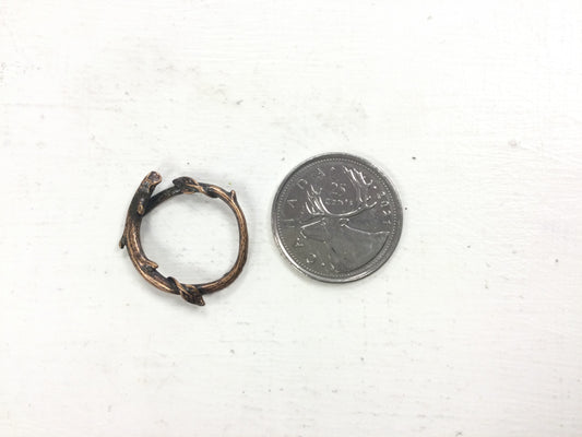Antique “copper” Branch Wreath Link
