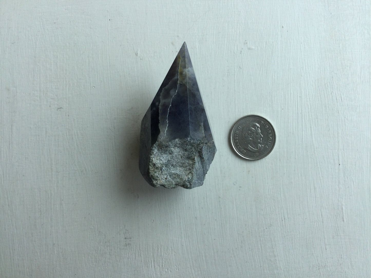 Iolite Semi-Polished Point