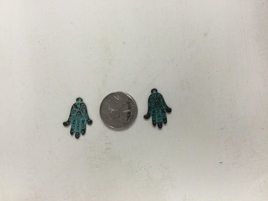 Pewter Hand Charm