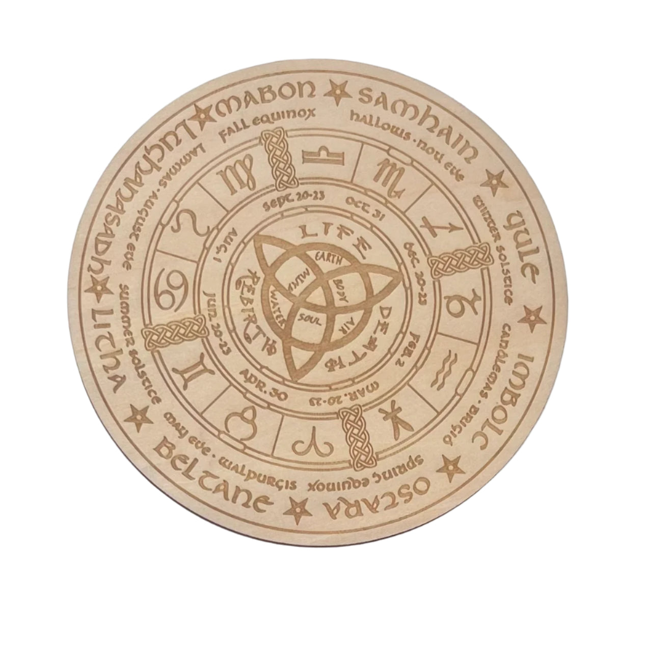 Wooden Pendulum/Divination Boards