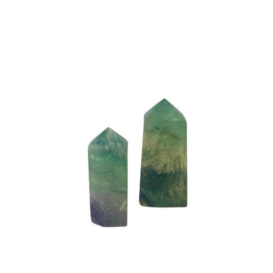 Feather Rainbow Fluorite Towers