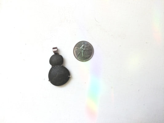 Fairy Stone in Silver (Fossil Concretion)