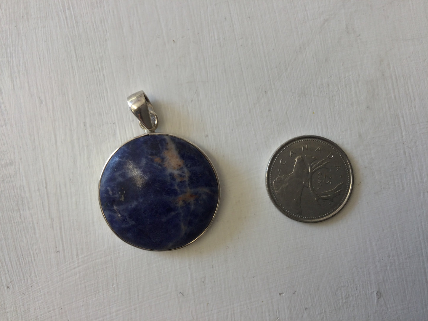 Round Sodalite Pendant