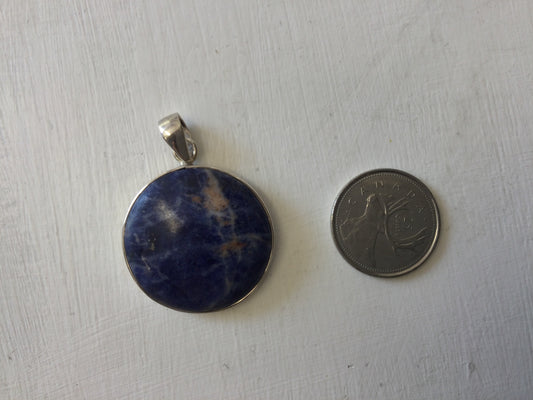 Round Sodalite Pendant
