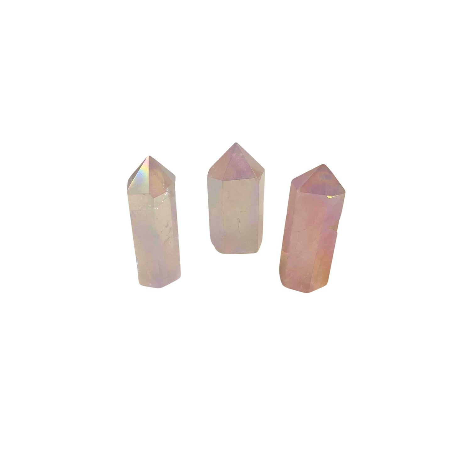 C-Grade Aura Rose Quartz Point