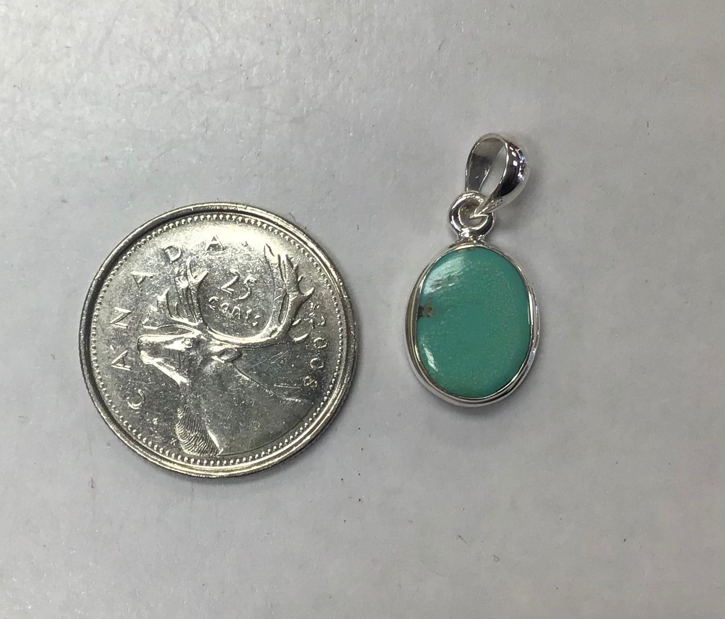 Oval Arizona Turquoise Pendant