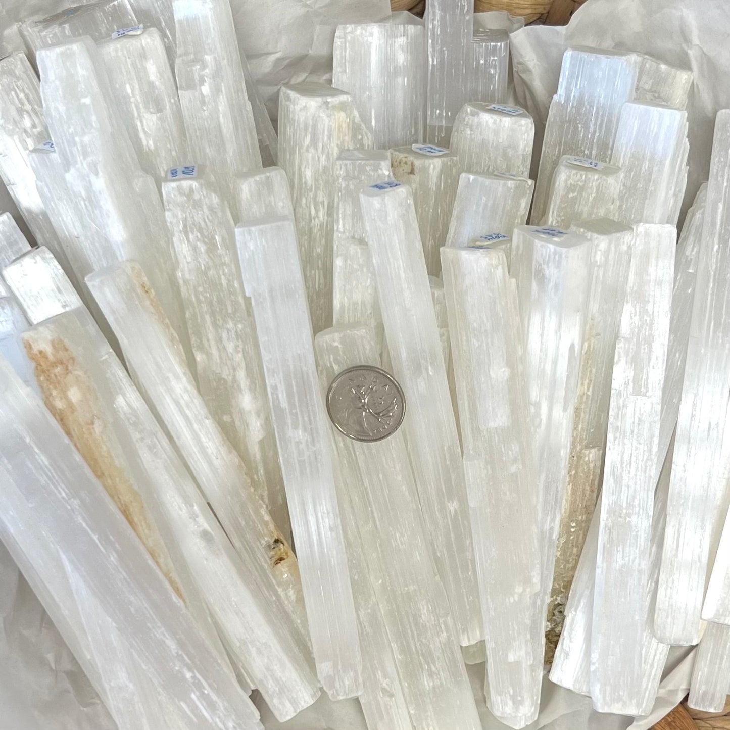 Selenite Sticks 15cm - Various Sizes by Weight (Morocco)