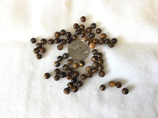 6mm Tiger eye beads