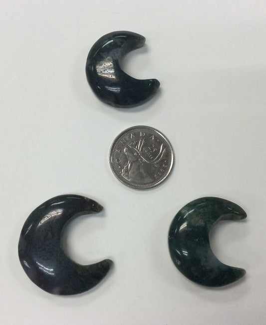 Medium Crystal Crescent Moons