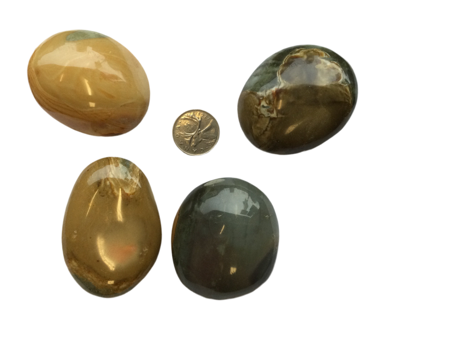 Polychrome Jasper Palm Stone