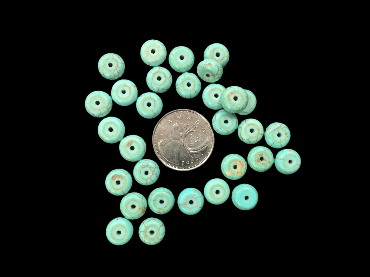 Synthetic Turquoise Rondell