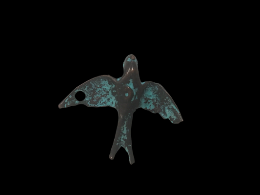 Copper Plated Patina Flying Dove