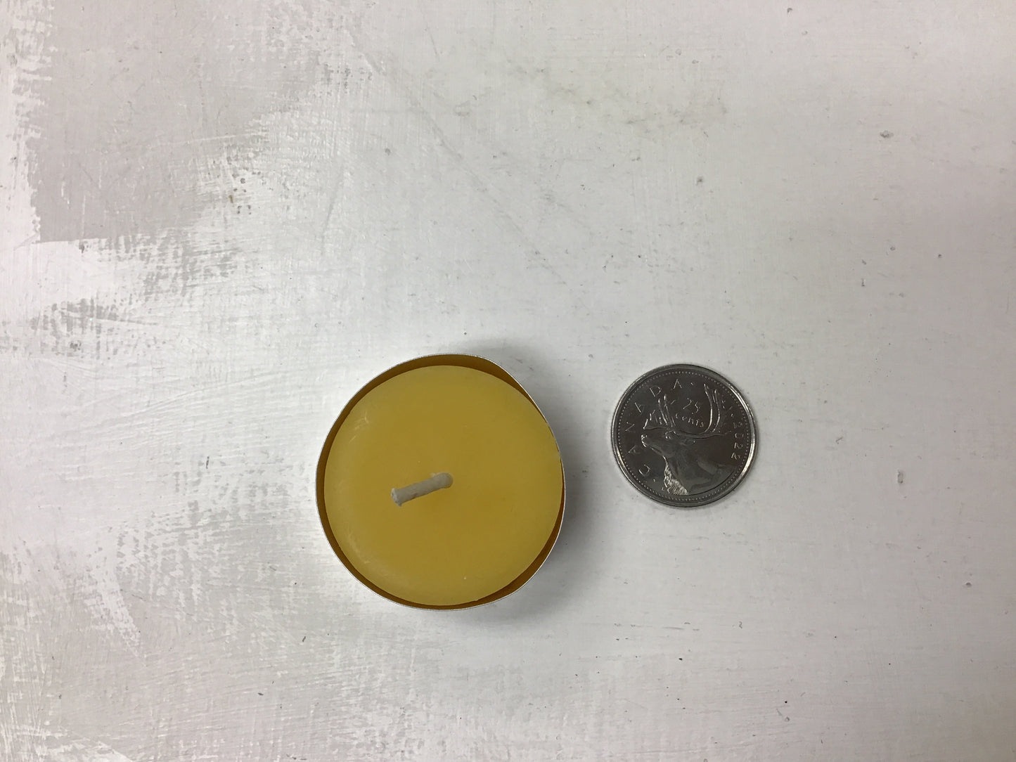 Yellow Beeswax Small Tea Light