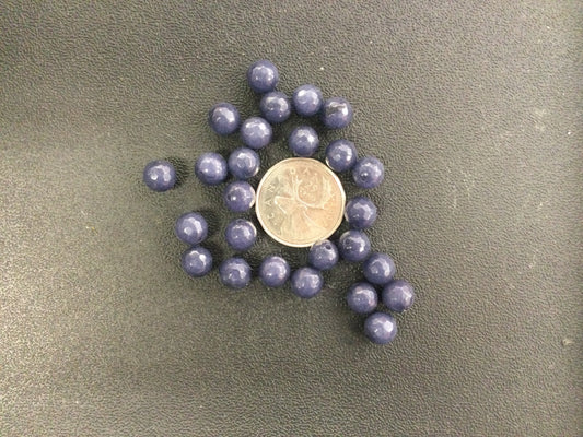 8mm Faceted Blue Aventurine Beads