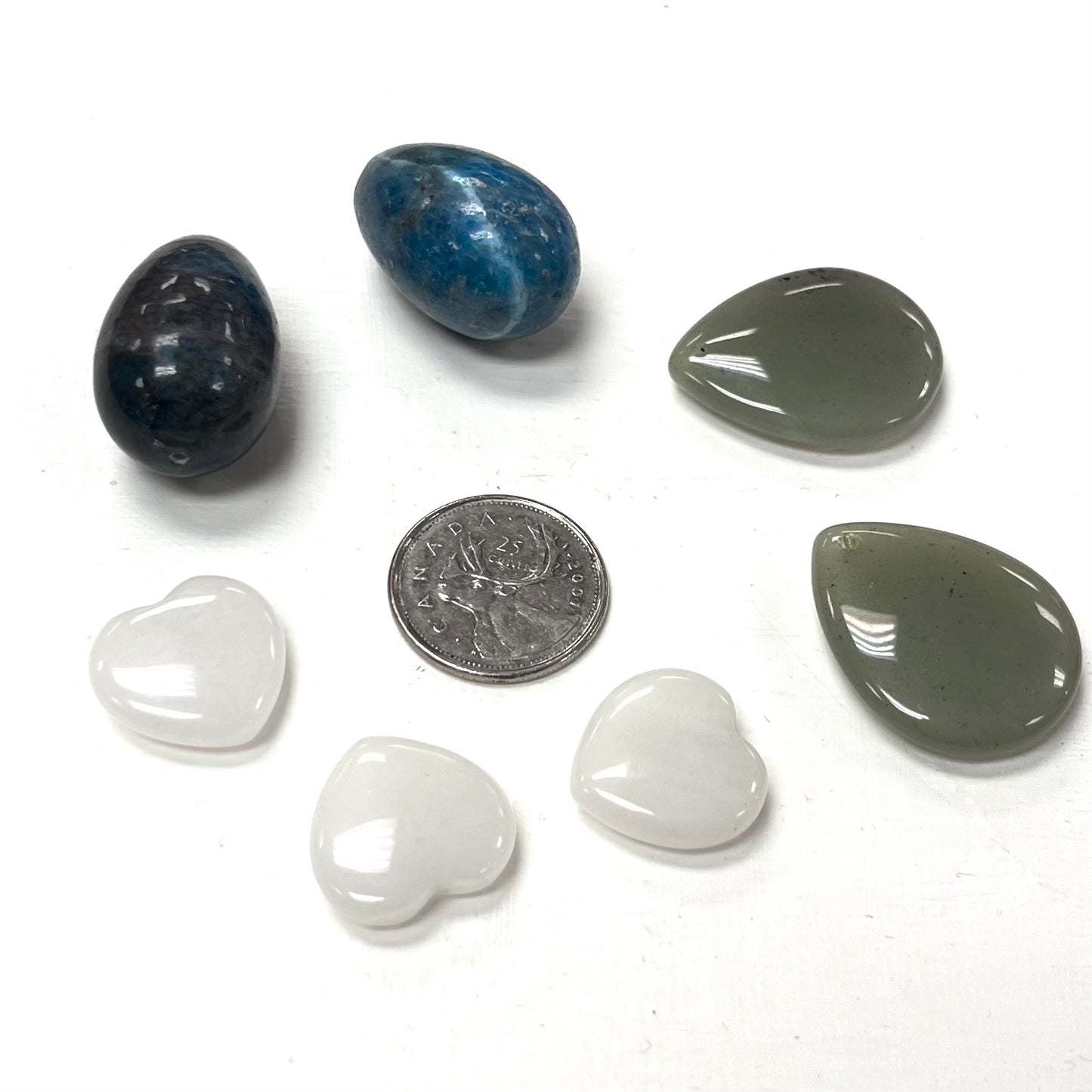 Large Assorted Tumbled Stones w/ Drill Hole