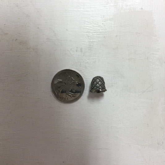 Antique Silver Bead Cap