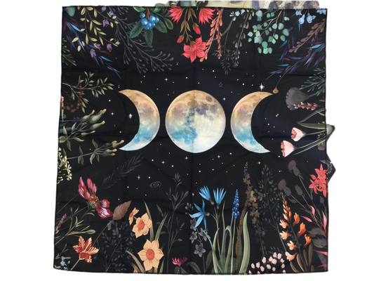 Blue Moon Phases Tarot/Altar Cloth