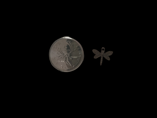 Natural Brass “Princess” Dragon Fly Charm