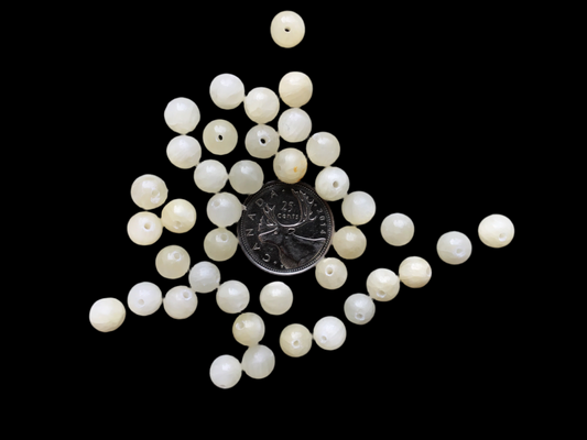 8mm White Moonstone Beads