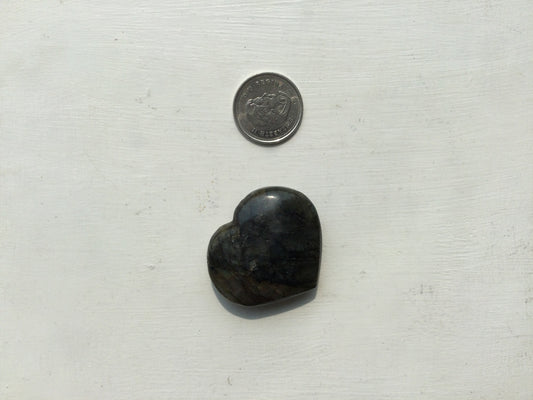 Labradorite Heart Medium