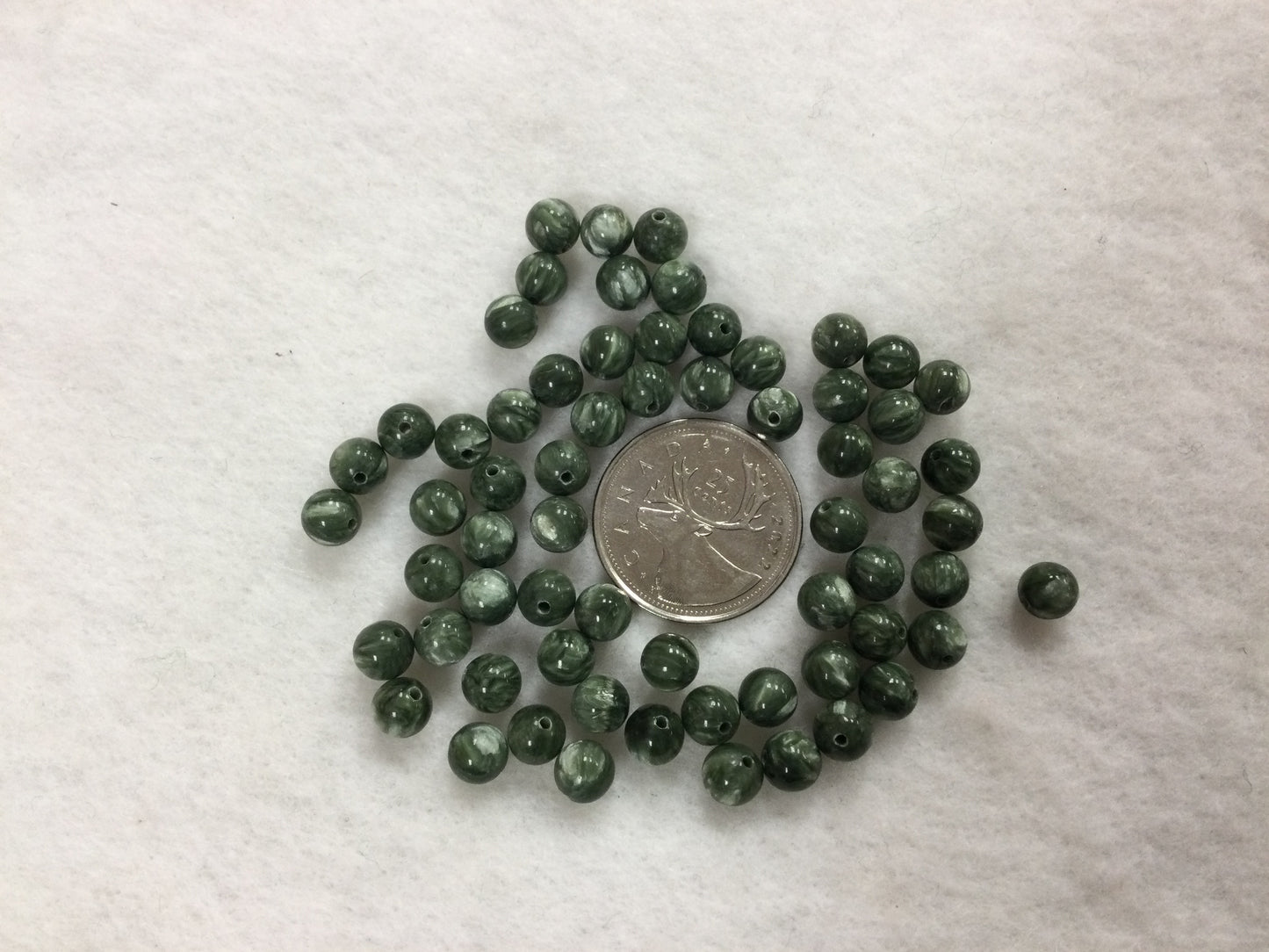 4mm Green Kyanite Bead