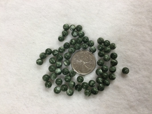 4mm Green Kyanite Bead