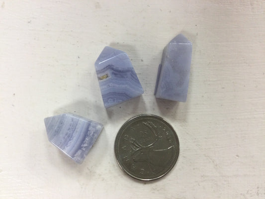 Small Blue Lace Agate Points