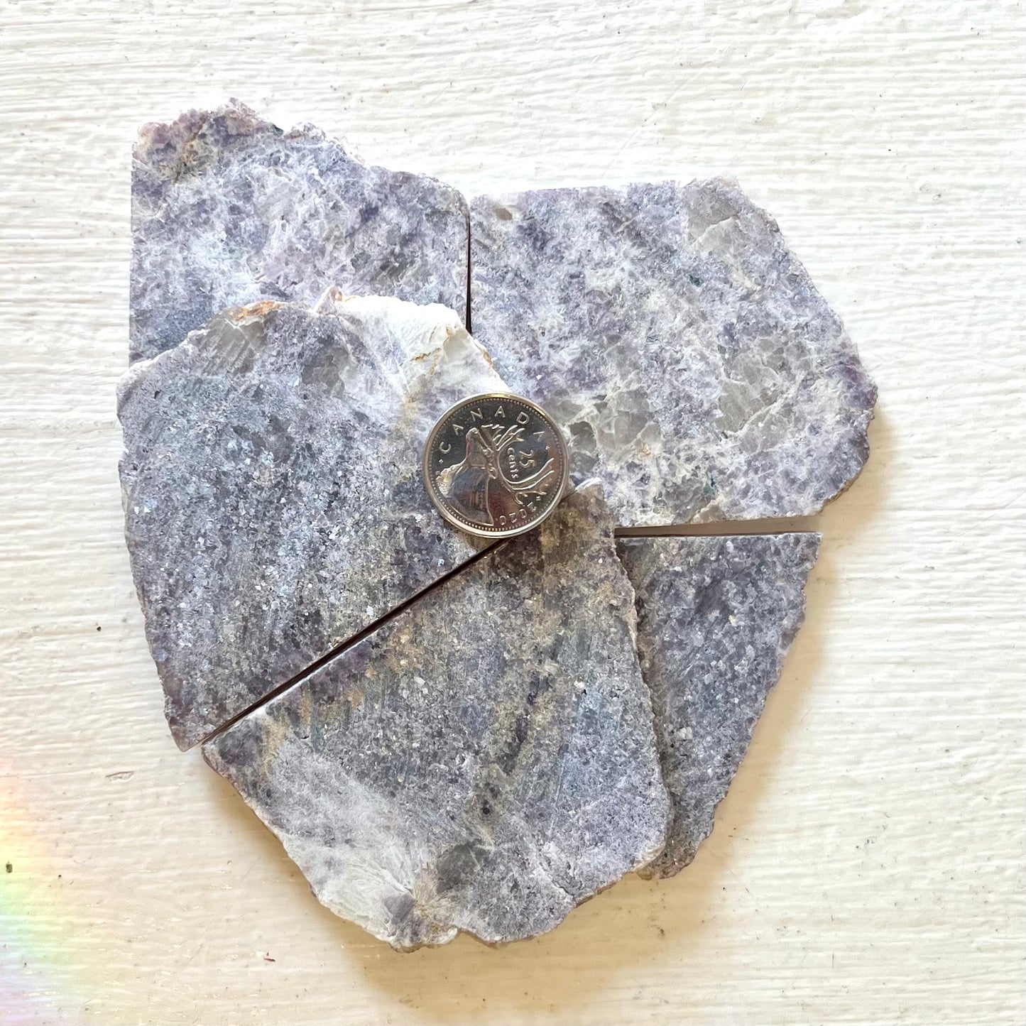 Lepidolite Slabs w/ Smoky Quartz Matrix