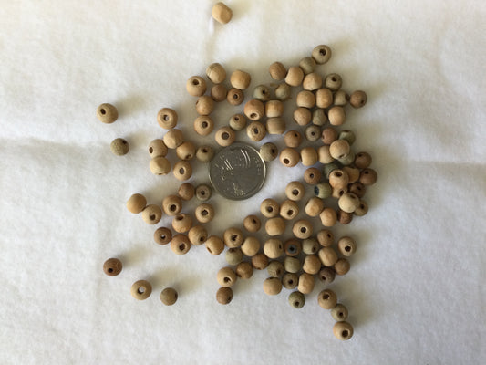 Light wood beads