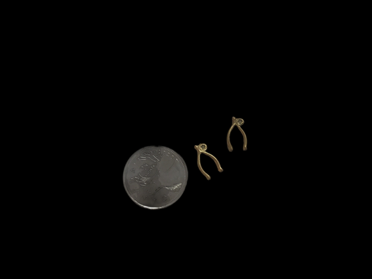 Brass Wishbone with Angled Loop