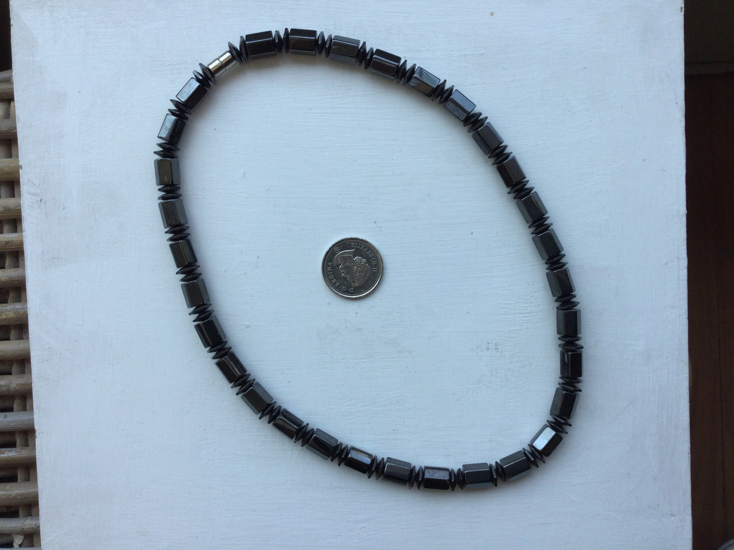 Hematite Beaded Necklace