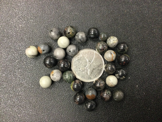 8mm Mixed Jasper Beads
