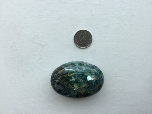 Blue & Green Kyanite Palm Stone - 149g