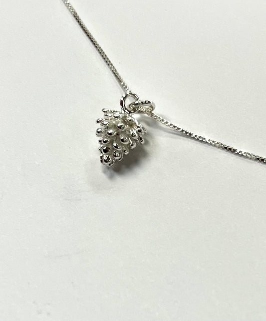 Sterling Silver Pinecone Necklace