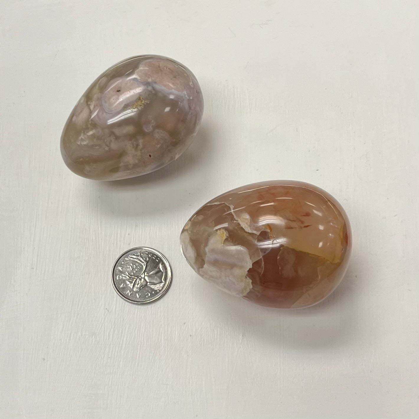 Flower Agate Eggs