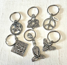 Load image into Gallery viewer, Fine Pewter Keychains - Canadian Made
