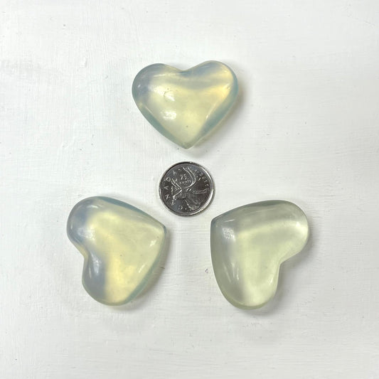 Large Opalite Hearts