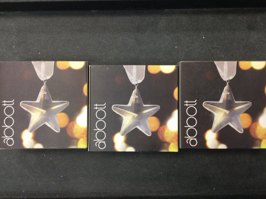 Glass Crystal Star Ornament