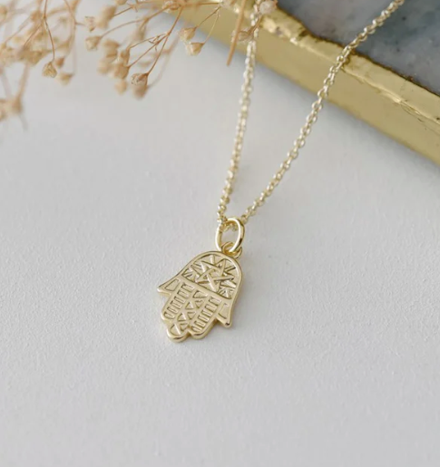 Hamsa Gold Plated Necklace