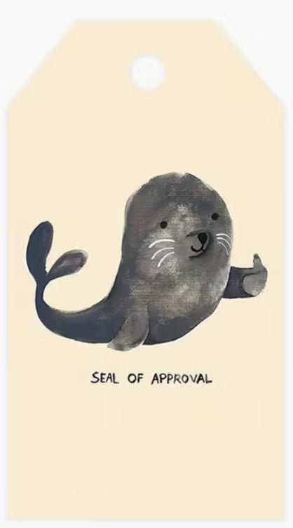 Seal of Approval Gift Tag