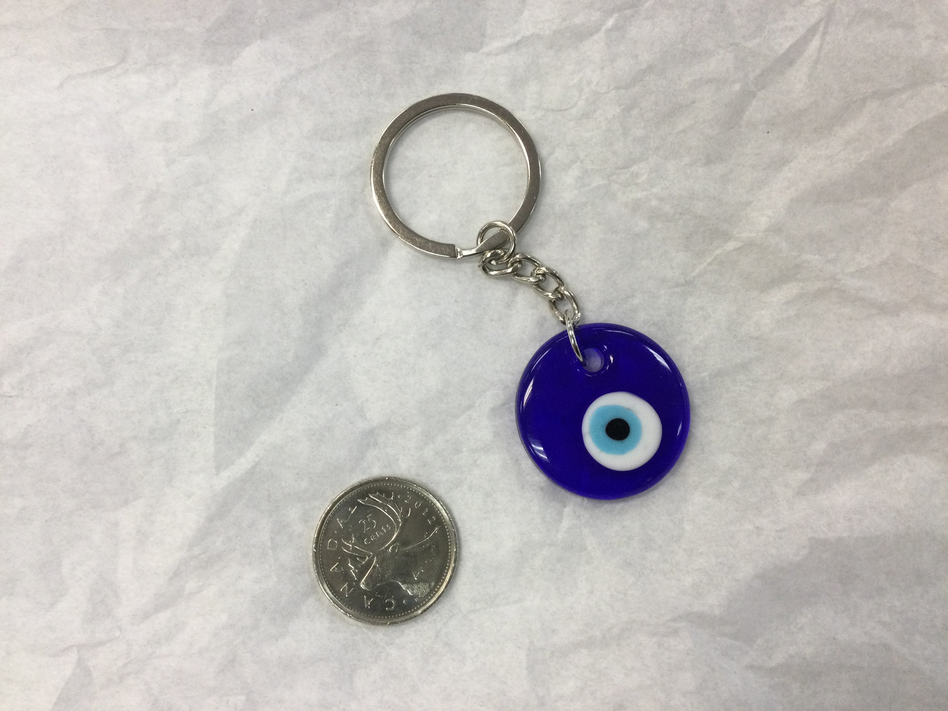 Evil Eye Keychain Glass – Planet Botanix Ottawa