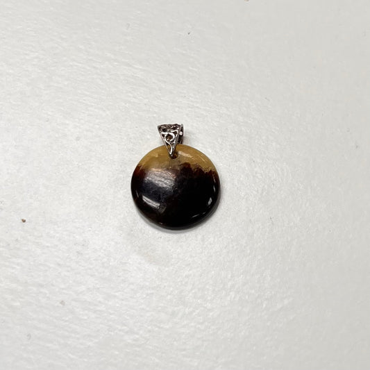 Small  Round 10mm Septarian Dragon Stone Pendant